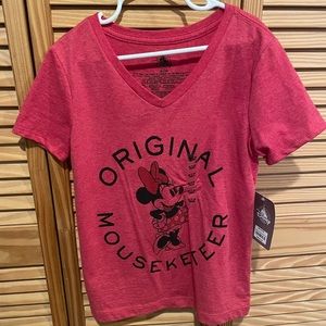 Minnie Mouse Mouseketeer Girls T-Shirt Size 7/8